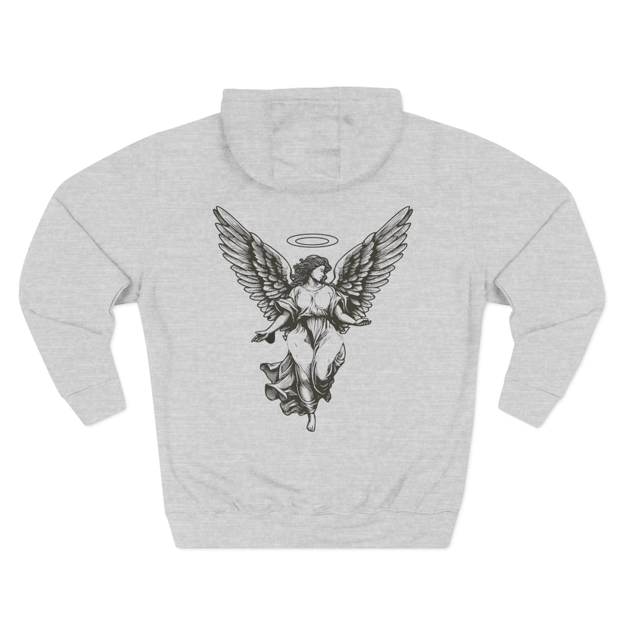Angels On My Side Hoodie | Angel Illustration, Script Text - Image 6