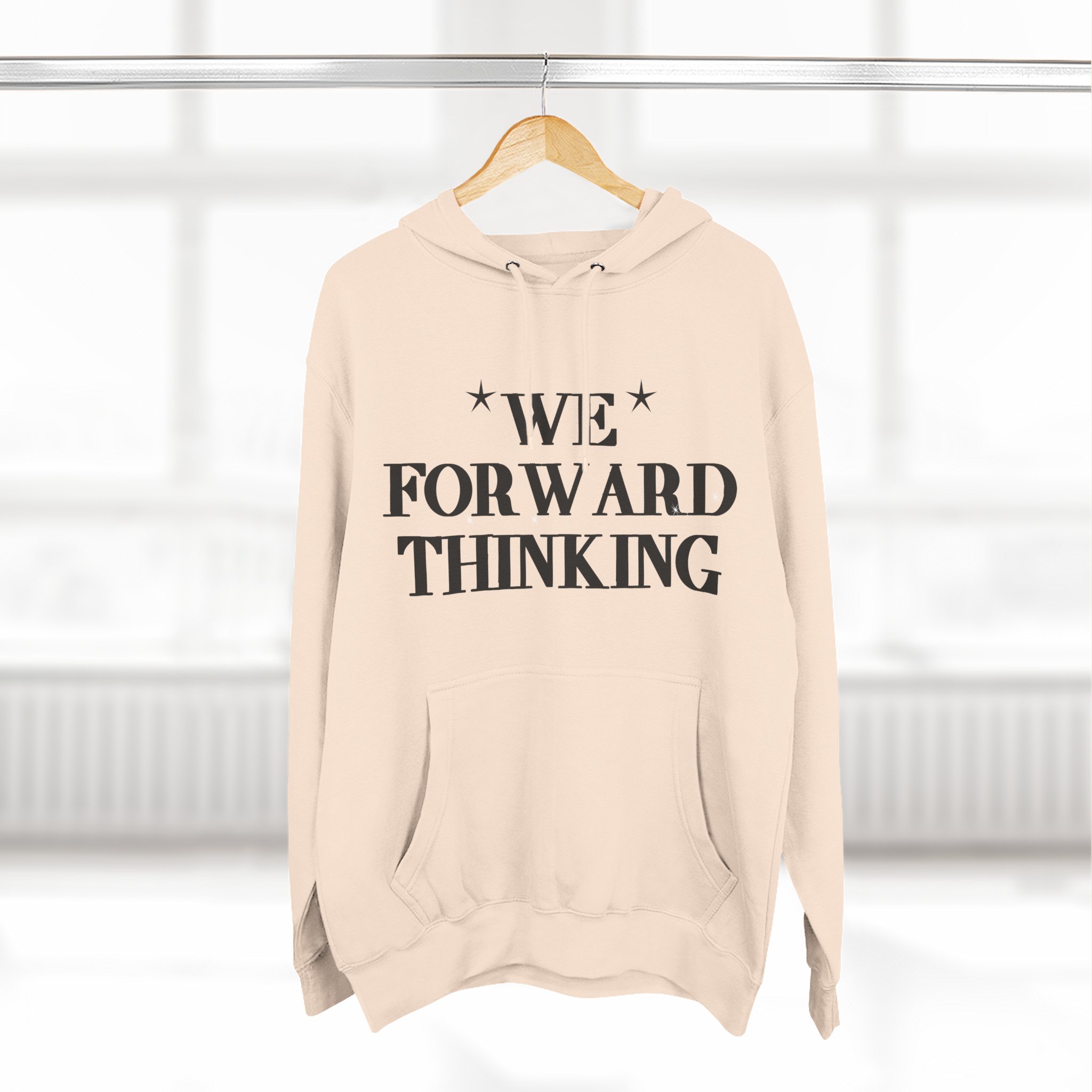 We Forward Thinking Hoodie | Inspirational Typographic & Illustration Back Design NikoNice - Image 16
