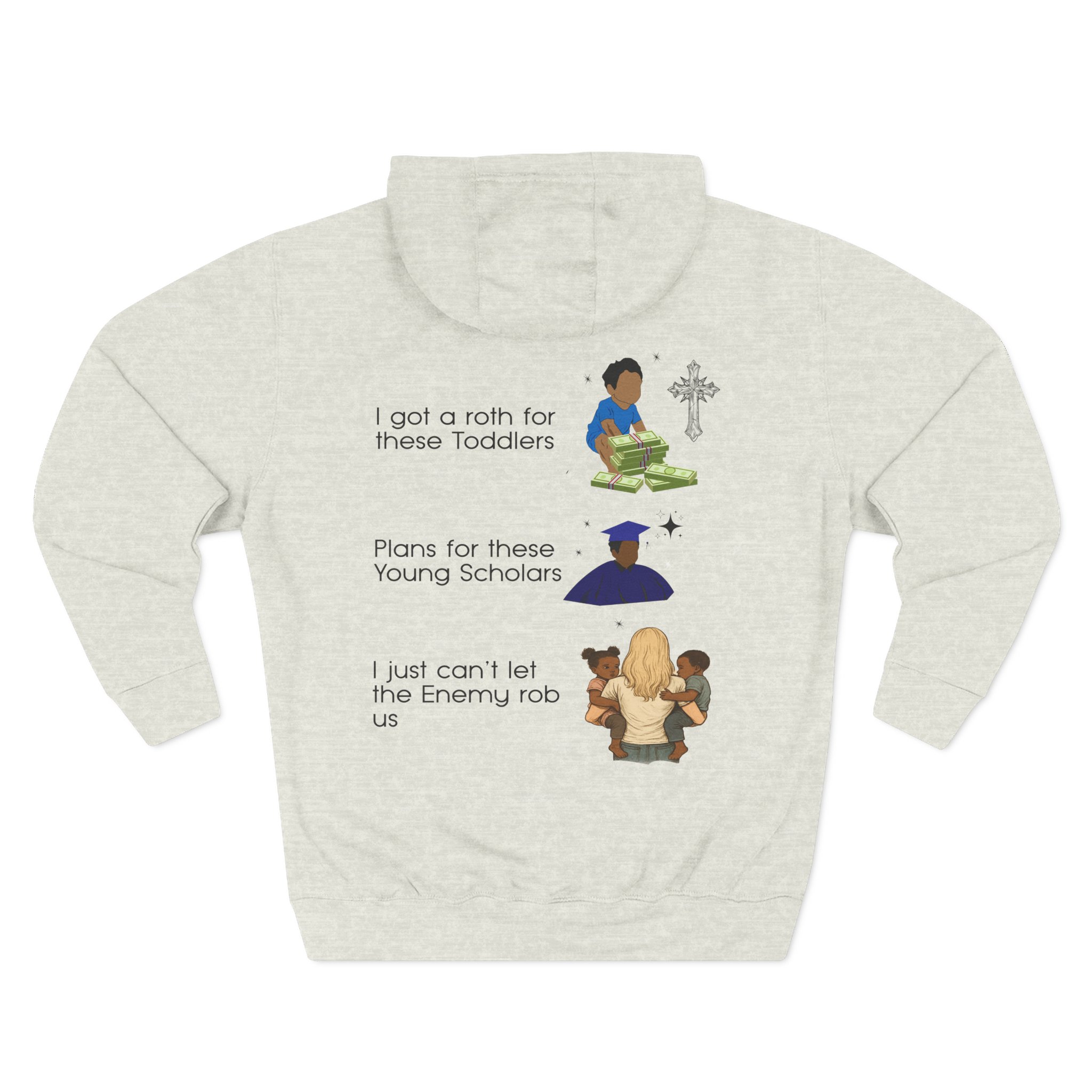 We Forward Thinking Hoodie | Inspirational Typographic & Illustration Back Design NikoNice - Image 18