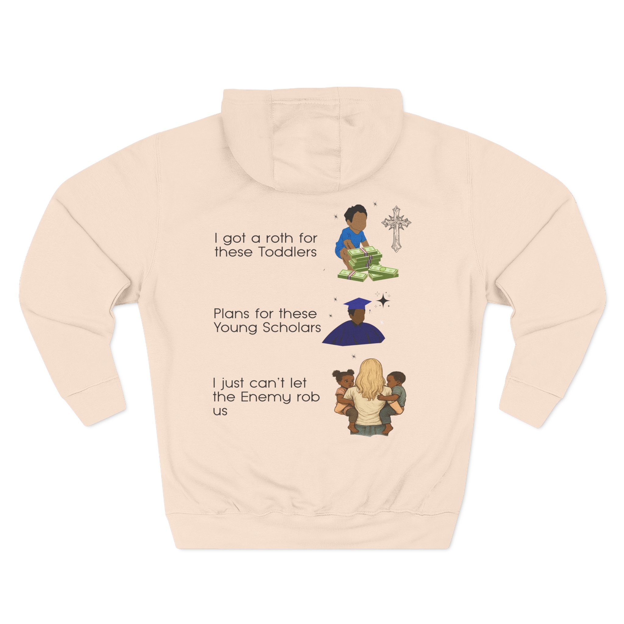 We Forward Thinking Hoodie | Inspirational Typographic & Illustration Back Design NikoNice - Image 14