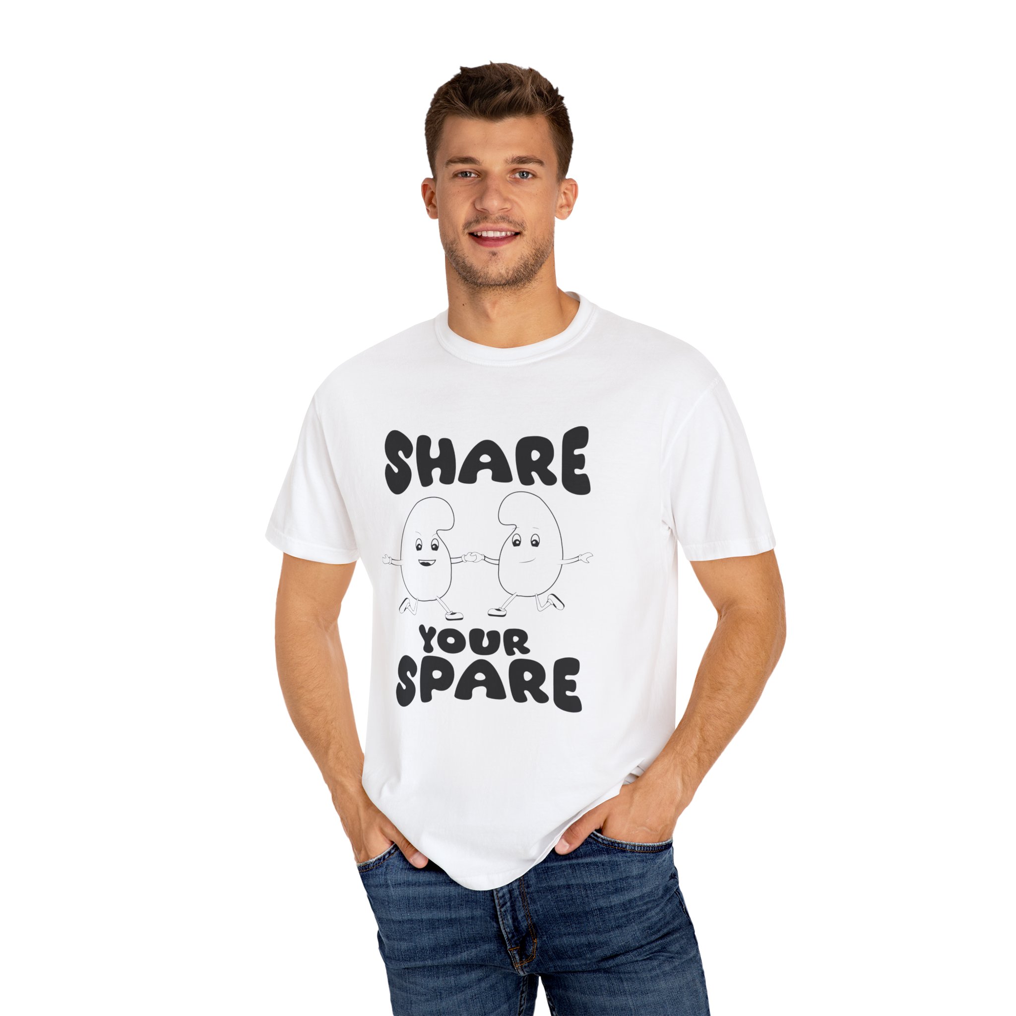Share Your Spare T-Shirt | Cute Kawaii Beans Illustration| NikoNice - Image 4