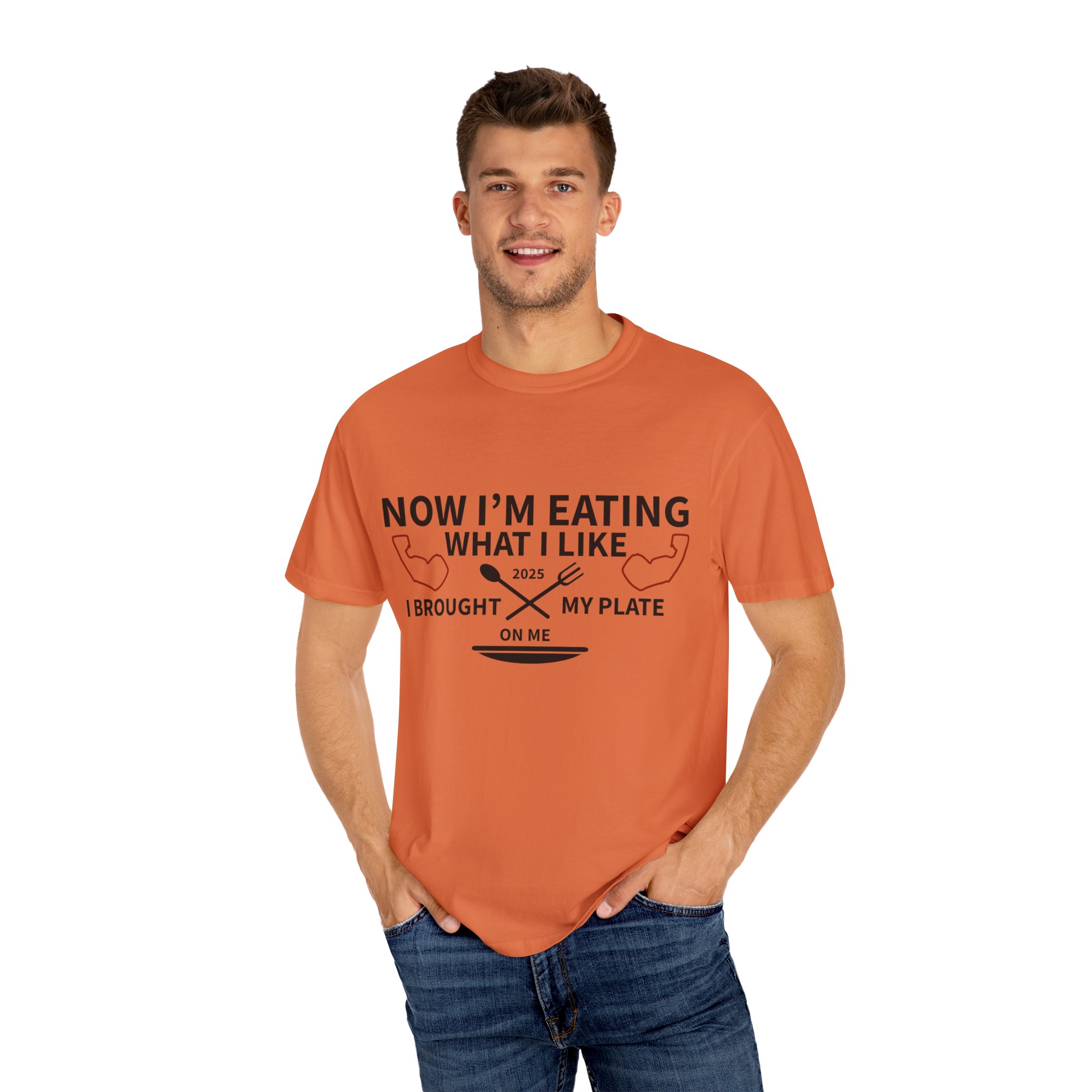 T-Shirt — "Now I’m Eating What I Like, I Brought My Plate" Funny Foodie Tee Nikonice Letter to my Donor - Image 32